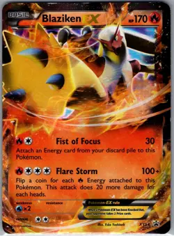 Blaziken EX XY54 XY Promos - Pokemon Card - LP - Image 1