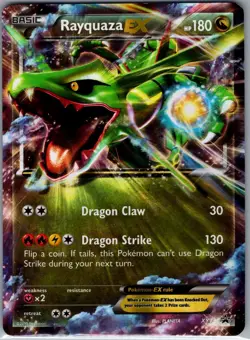 Rayquaza EX XY73 XY Promos - Pokemon Card - LP - Image 1