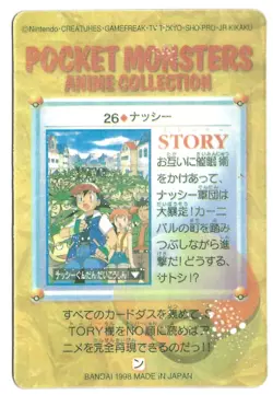 Bandai Japan 1998 Vintage Pokemon Pocket Monsters Prism Sticker Collectable Card - Image 2