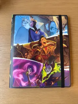 Disney Lorcana The First Chapter 132 Card Partial Set W/ Foils, Promo and Binder - Image 1