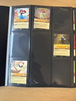 Disney Lorcana The First Chapter 132 Card Partial Set W/ Foils, Promo and Binder - Image 2