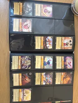 Disney Lorcana The First Chapter 132 Card Partial Set W/ Foils, Promo and Binder - Image 3