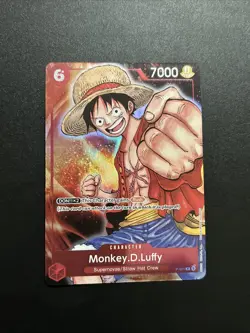 One Piece Premium Card Collection Bandai Games Fest 23-24 Monkey.D.Luffy P-001 - Image 1