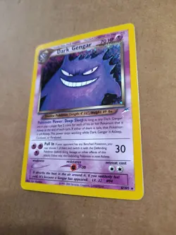 Pokemon TCG Neo Destiny Dark Gengar Holo Card 6/105 Unlimited Rare - Image 3