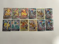 Pokemon Cards Eevee Evolution Lot Of 12 All Cards Nm-m - Image 1