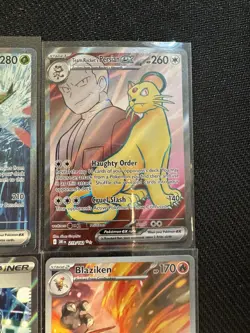 Destined Rivals Pokemon Card lot SIR IR YANMEGA Crustle Emcee’s Hype Blaziken NM - Image 4
