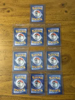 2003 Pokemon Aquapolis Set Lot Voltorb E Reader 10 Cards Vintage TCG WOTC - Image 2