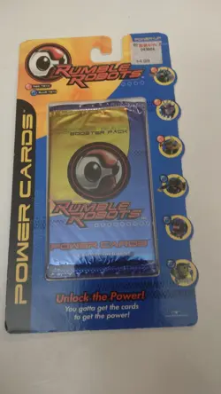 RUMBLE ROBOTS POWER CARDS BOOSTER PACK NEW SEALED 11 CARDS💥 2000 US Shipper - Image 1