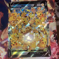 Pikachu V-Union Jumbo Card Sword & Shield Black Star Promos - Image 1