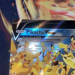 Pikachu V-Union Jumbo Card Sword & Shield Black Star Promos - Image 2