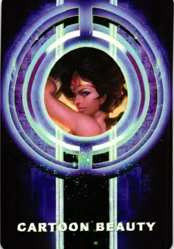 WONDER WOMAN Cartoon Beauty HOLOGRAPHIC Goddess Story Custom Art Card - Image 2