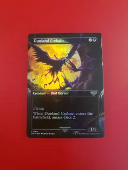 1x Dunland Crebain (0411) | FOIL Borderless | LTR: Tales of Middle-Earth | MTG - Image 3
