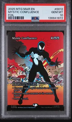 Mystic Confluence Poster FOIL NM Marvel Spiderman MTG PSA 10 ONLY 1 IN A PSA 10 - Image 1