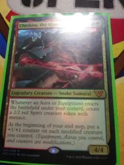 chishiro the shattered blade Custom budget Build Commander Deck(green Red) - Image 1