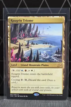 Raugrin Triome (NonFoil) R - Ikoria: Lair of Behemoths (IKO) MTG - 251 NM - Image 1