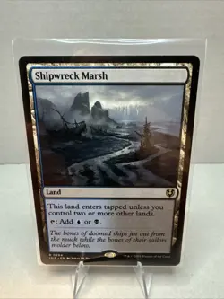SHIPWRECK MARSH 2025 MAGIC THE GATHERING INNISTRAD REMASTERED RARE LAND #284 - Image 1
