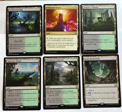 MTG golgari (Black green) - Utility Land Lot - x6 NM regular MTG Commander - Image 1