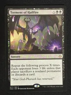 1x MTG Torment of Hailfire - Hour of Devastation (HOU) #77 - Magic the Gathering - Image 1