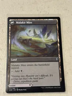 mtg Malakir Rebirth // Malakir Mire, Zendikar Rising, unplayed - Image 2