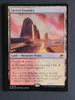 Sacred Foundry Edge of Eternities Foil - Image 1