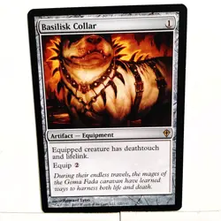 BASILISK COLLAR --- MTG -- WORLDWAKE --- NM - Image 1
