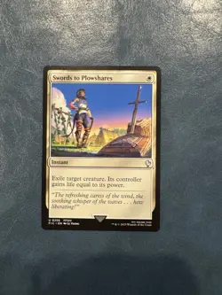 Swords to Plowshares #256 (NM) Final Fantasy FIC Magic MTG - Image 1