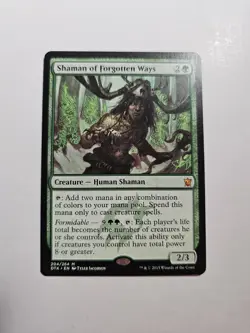 MTG Magic the Gathering Shaman of Forgotten Ways (204/272) Dragons of Tarkir LP - Image 1