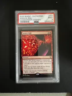 PSA 9 MTG 2020 Commander Legends Jeska's Will - Image 1