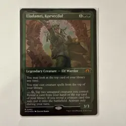MTG: Eladamri, Korvecdal (Foil Etched) - Modern Horizons 3 Foil NM - Ships Free - Image 1