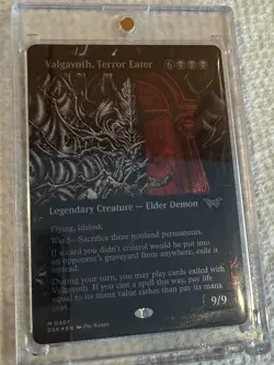 Near Mint x 1 Valgavoth, Terror Eater - Textured Foil - Showcase Duskmourn 0407 - Image 2
