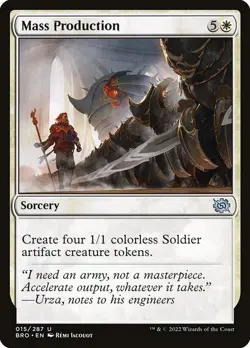 MASS PRODUCTION x4 mtg NM-M The Brothers War 4 Unc - Image 1