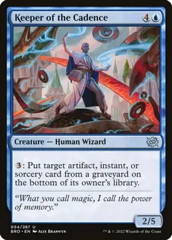 KEEPER OF THE CADENCE x4 mtg NM-M The Brothers War 4 Unc - Image 1