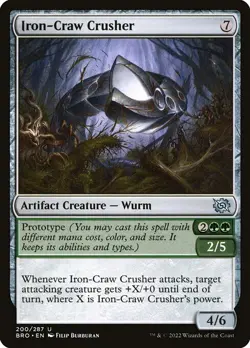 IRON-CRAW CRUSHER x4 mtg NM-M The Brothers War 4 Unc - Image 1