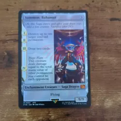 Magic: The Gathering - Final Fantasy - Summon: Bahamut Mythic Rare - NM - Image 1