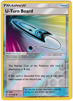 Pokemon - U-TURN BOARD - 211/236 - Reverse Holo - Unified Minds - NM/M - Image 1