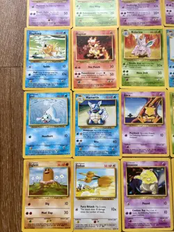 Pokemon Base Set Unlimited 1999 Complete Cards 17-69 Vintage WOTC - Image 4