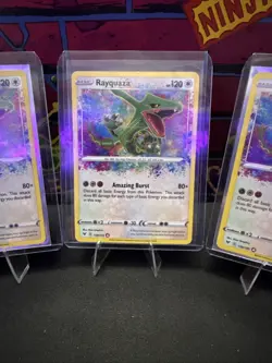 Pokemon TCG Rayquaza Amazing Rare Lot (3x) - Vivid Voltage 138/185 NM/M - Image 3