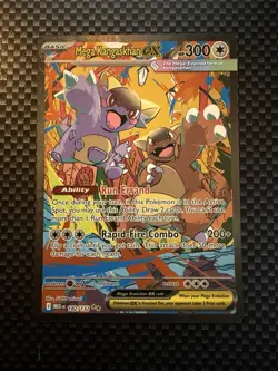 Pokemon 2025 Mega Evolution Mega Kangaskhan EX #182/132 SIR NM - Image 1
