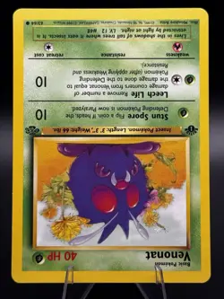 Venomoth 29/64 & Venonat 63/64 Jungle 1st Edition Set - LP - Pokemon Vintage - Image 3