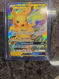 Pokemon TCG Pikachu GX Black Star Promo SM232 - Image 1