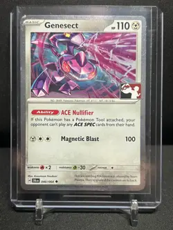 Genesect 040/064 Cosmos Holo Stamped Promo Pokemon Play! Prize Pack NM - Image 1