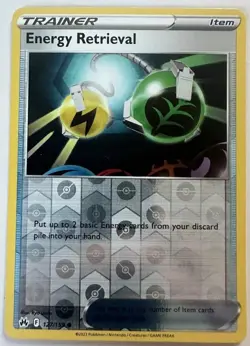 Pokemon - Crown Zenith - Energy Retrieval - Reverse Holo - 127/159 - NM/M - Image 1