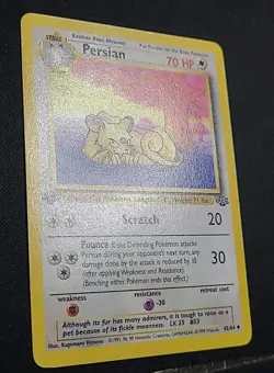 Pokemon 1st Edition Jungle Meowth #56 & Persian #42 WOTC - Image 2