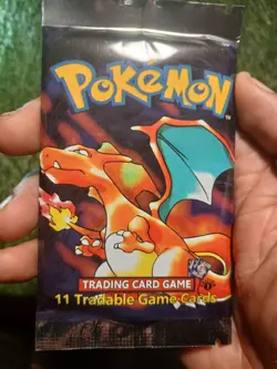 Pokemon Base Set 1st Edition (Shadowless) Vintage Booster Pack 1999 - Image 1