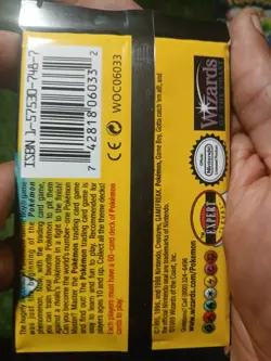 Pokemon Base Set 1st Edition (Shadowless) Vintage Booster Pack 1999 - Image 2