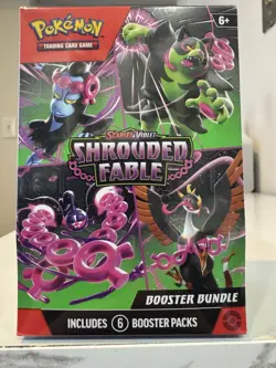 SEALED Pokemon TCG: Scarlet & Violet Shrouded Fable Booster Bundle 6 Packs New - Image 1