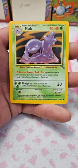 Wizards of the Coast 1999 Pokemon Fossil Bodyguard Theme deck open/complete - Image 2
