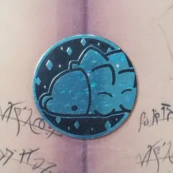 Pokemon TCG Collectible Flip Coin, Snom Blue Holo NM Holiday Exclusive - Image 1