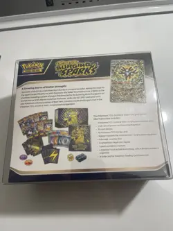 Pokemon TCG Surging Sparks Etb Factory Sealed (With Etb Protector) - Image 2