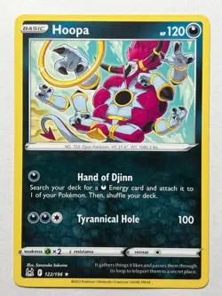 Hoopa 122/196 Non Holo Rare - Lost Origin Pokemon TCG - Pack Fresh Near Mint NM - Image 1